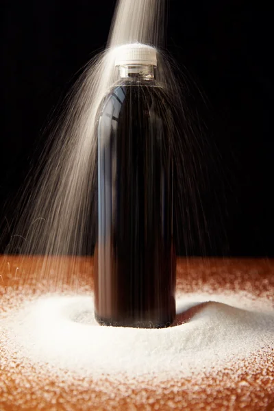 Hoher Zuckergehalt in Soda — Stockfoto