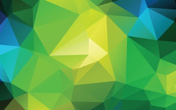 Groene abstracte veelhoekige achtergrond — Stockvector