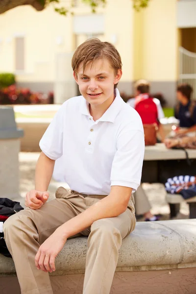 Male High School Student — Stock Photo, Image
