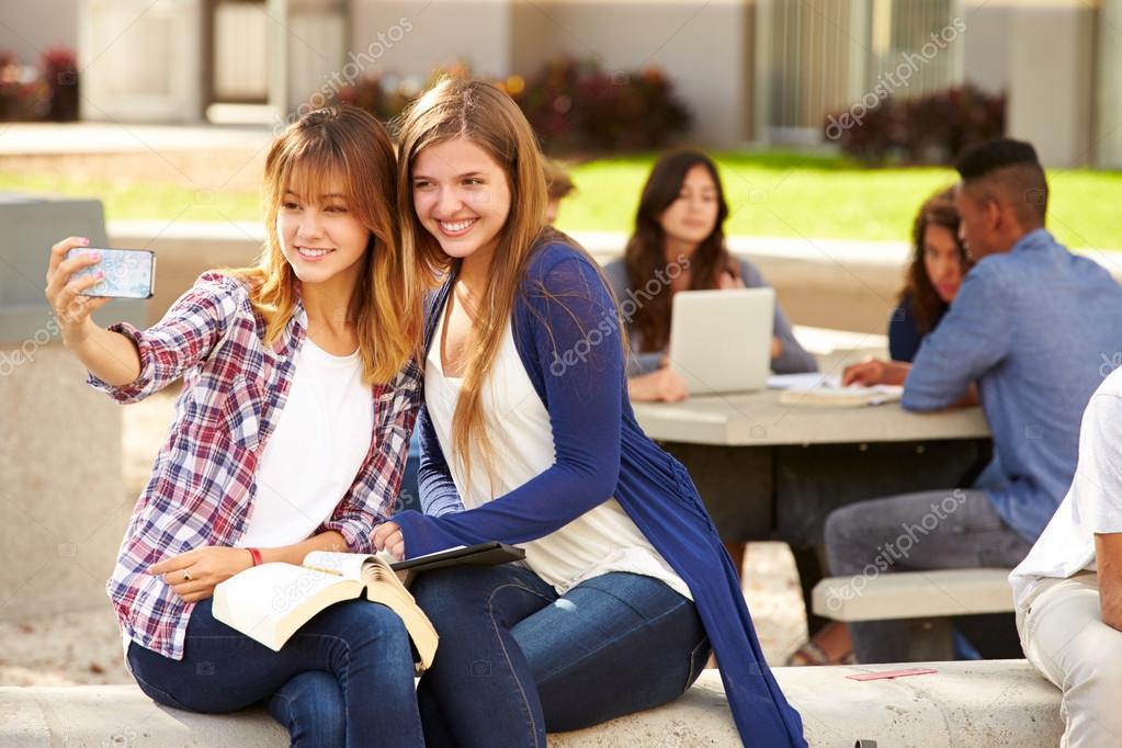 High School Teen Girl Selfies