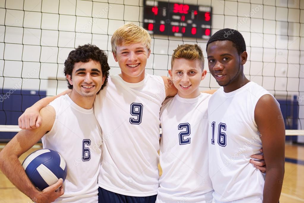 Members Of Male Volleyball Team — Stock Photo © monkeybusiness 59346955