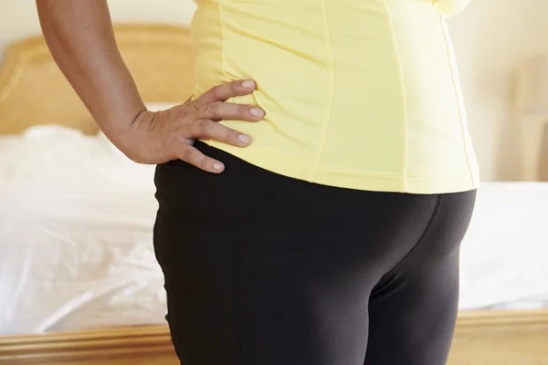 Overweight Woman's Waist — Stock Photo, Image