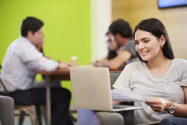 Woman  Working In Design Studio — Stock Photo, Image