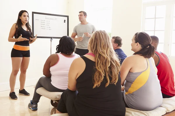 Overweight People At Diet Club — Stock Photo, Image