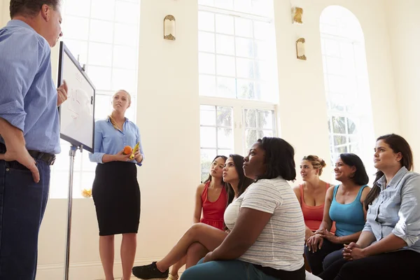 Overweight People Attending Diet Club — Stock Photo, Image