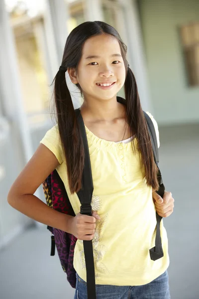 Girl at school — Stock Photo, Image