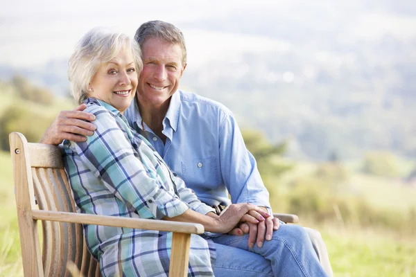 Senior couple outdoors Stock Picture