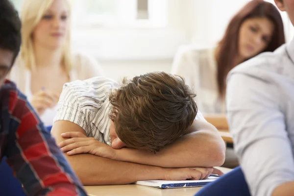 Studenten in de klas — Stockfoto