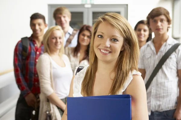 Students in college — Stock Photo, Image