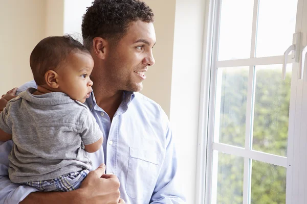 Padre con bambino figlio — Foto Stock