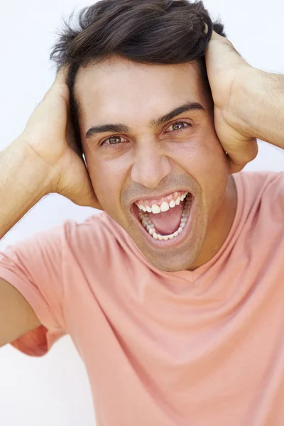 Young Man With Frustrated Expression — Stock Photo, Image