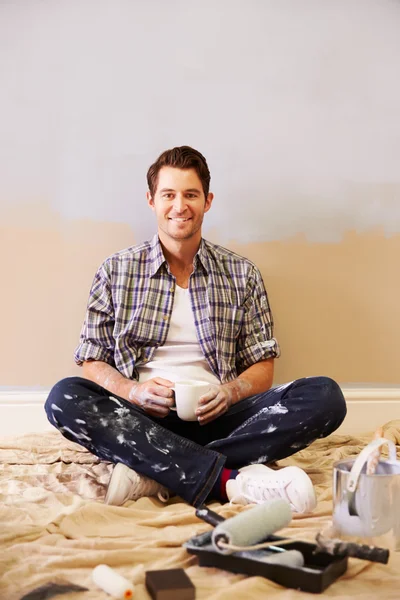 Man Taking A Break — Stock Photo, Image