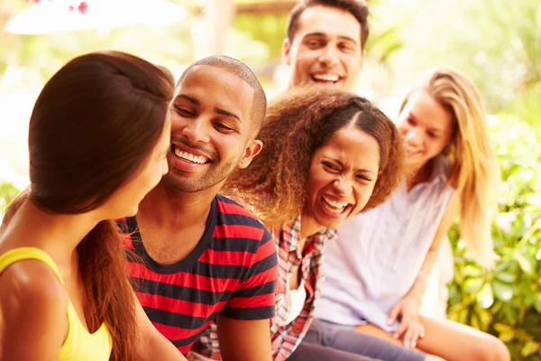 Grupo de amigos relaxando juntos — Fotografia de Stock