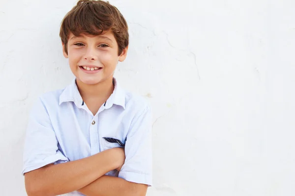 Smiling Young Boy — Stock Photo, Image