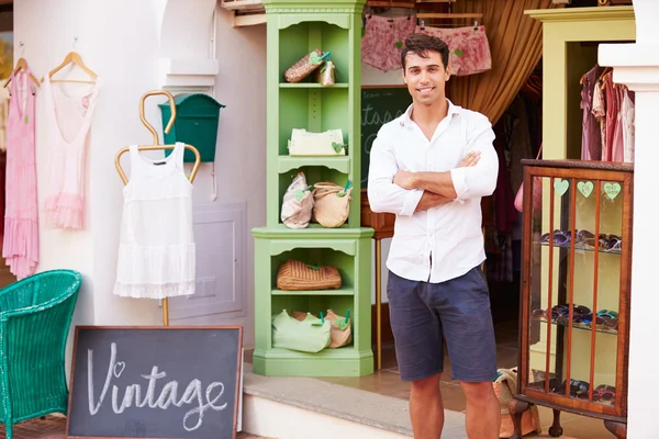 Male Owner Of Fashion Store — Stock Photo, Image