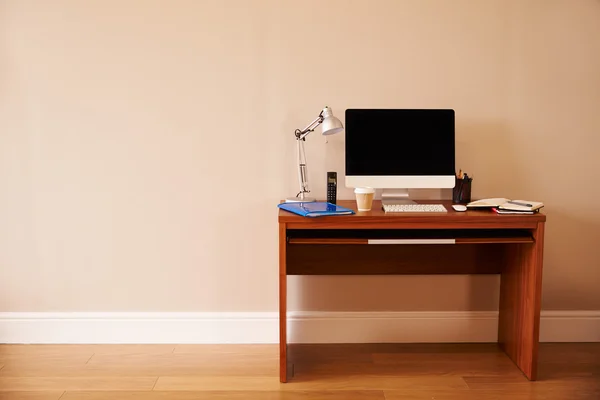 Home Ofis içinde bilgisayar — Stok fotoğraf