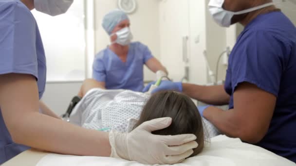 Жінка проходить лікування IVF — стокове відео