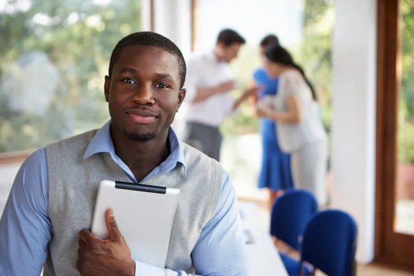 Zakenman vergadering In Boardroom — Stockfoto