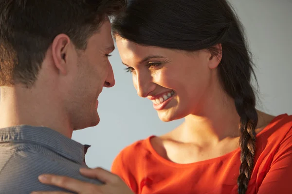 Romantic Couple Embracing Stock Image