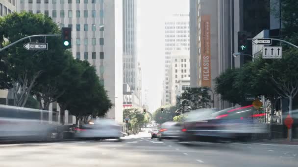 Time Lapse Sequence Of Traffic At Busy Road Junction — Stock Video