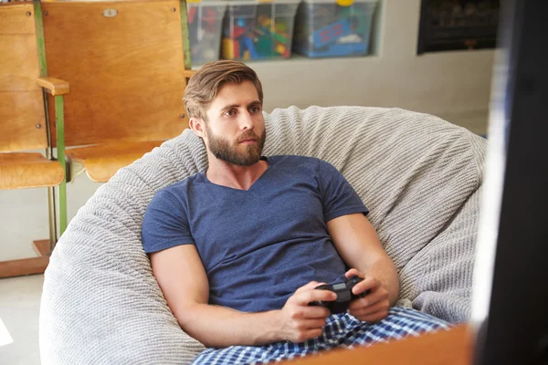 비디오 게임 을 하는 사람 — 스톡 사진