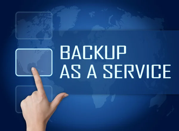 Backup as a Service text concept — Stock Photo, Image