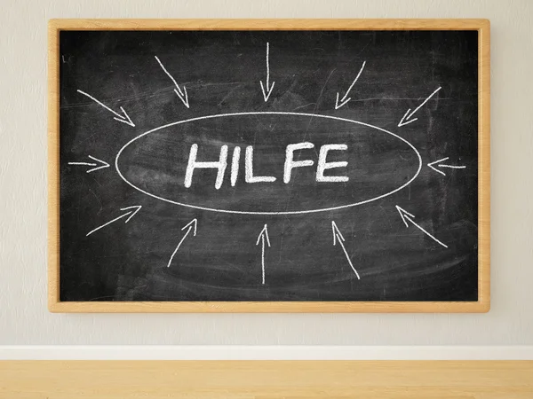 Hilfe テキストの概念 — ストック写真