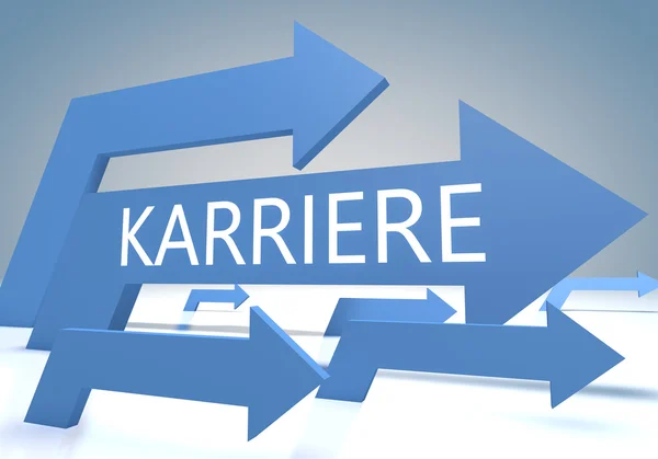 Concept de texte Karriere — Photo