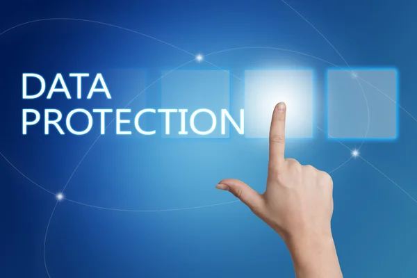 Data Protection text concept — Stock Photo, Image