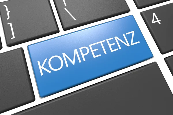 Kompetenz tekst koncepcja — Zdjęcie stockowe