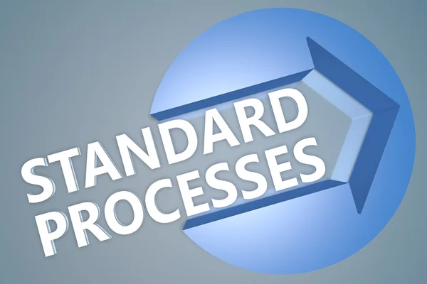 Standard Processes text concept — Stock Photo, Image