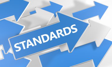 Standards text concept clipart