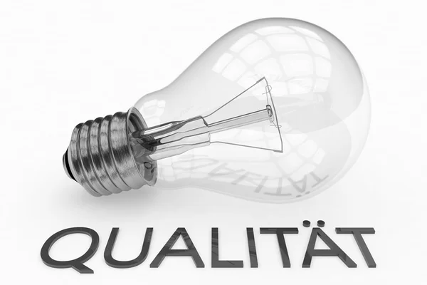 Qualitaet テキストの概念 — ストック写真