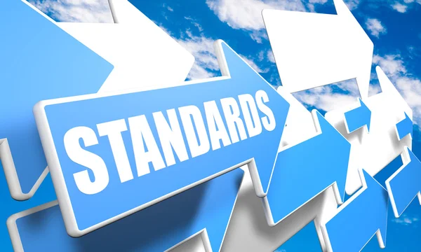 Standards text concept — Stock Photo, Image