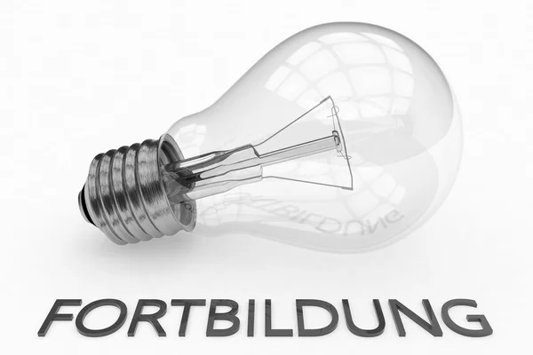 Fortbildung metin kavramı — Stok fotoğraf