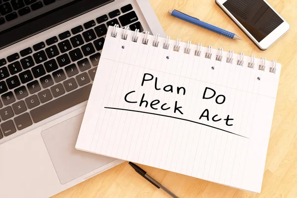 Plan Do Check Act — Stock Photo, Image