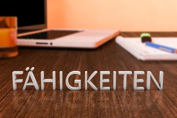 Faehiges Textkonzept — Stockfoto