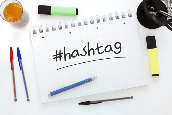 Concept de texte hashtag — Photo