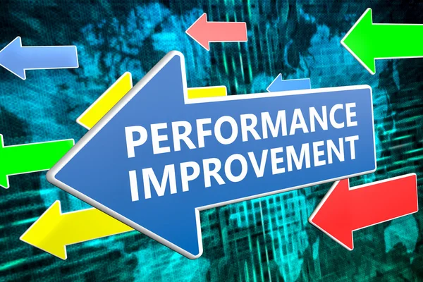 Performance Improvement text concept — Stock Photo, Image