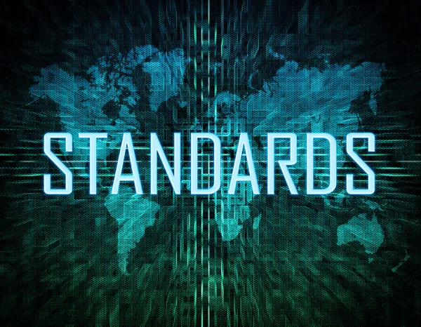 Standards text concept — Stock Photo, Image