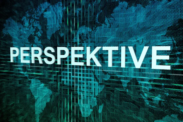 Perspektive text concept — Stock Photo, Image