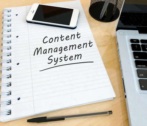 Content managementsysteem — Stockfoto