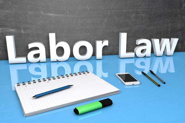 Labor Law text concept