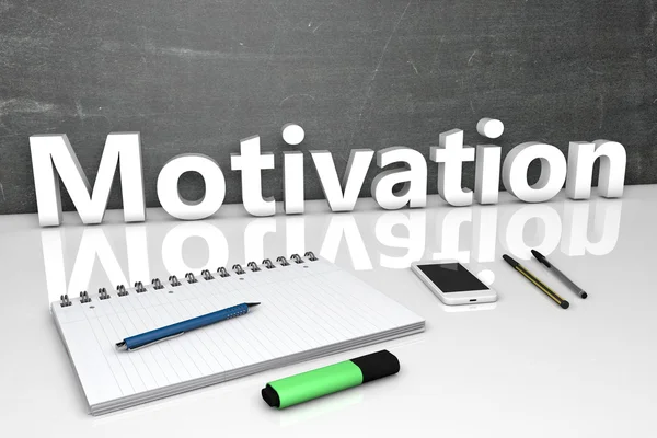 Motivation text concept — Stock Photo, Image