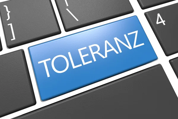 Toleranz text concept — Stock Photo, Image