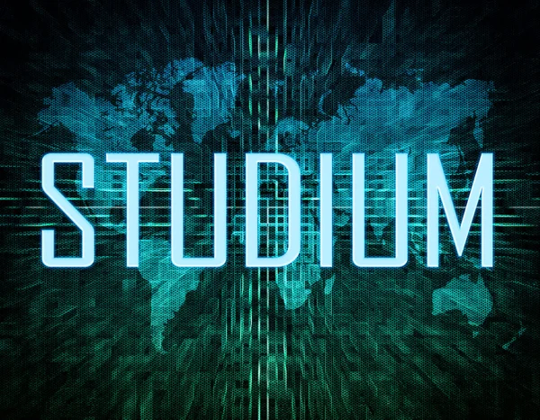 Studium text concept — Stock Photo, Image