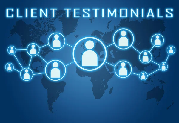 Client testimonials — Stockfoto