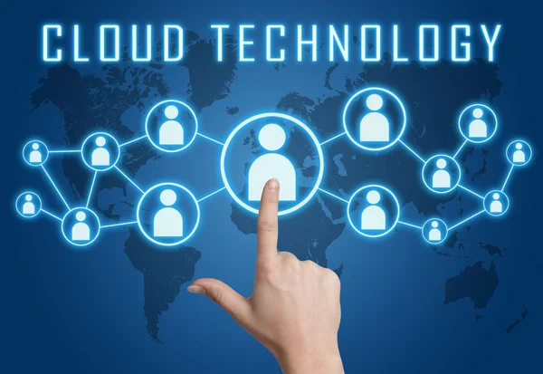 Tecnologia de nuvem — Fotografia de Stock