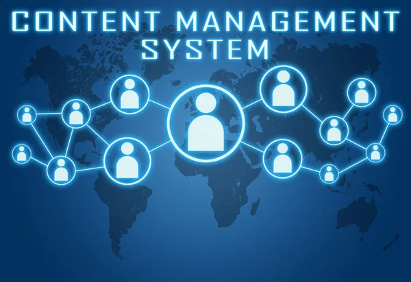 Content managementsysteem — Stockfoto