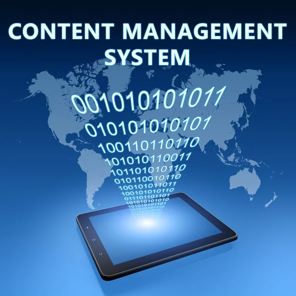 Content Management System — Stockfoto